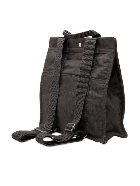 Hermes Her Line a Dos Backpack 2-Way Handbag Gray Canvas main image 4